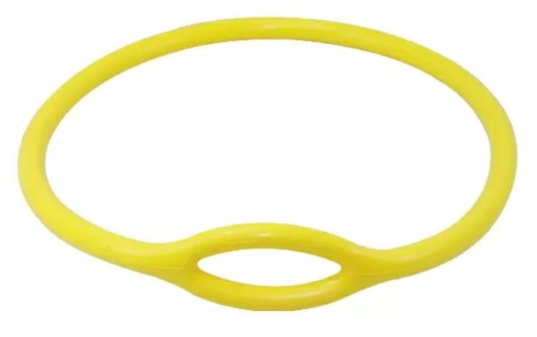 Sangle de cou Jaune porte octopus - silicone - circonférence : 72 cm