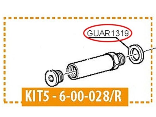 Rondelle en cuivre raccord G1/4'' - Dim. 13x19x1.5 pour compresseur COLTRI