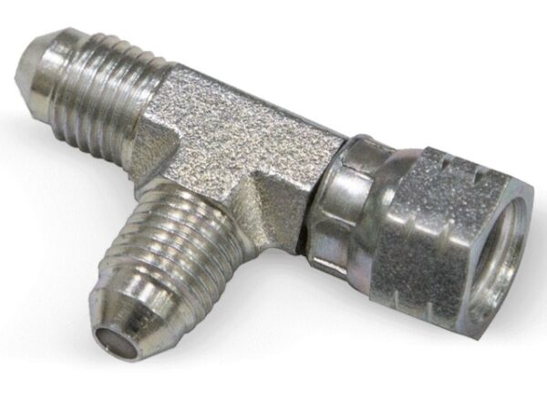 Raccord en ''T'' orientable 7/16'' flexible gonflage compresseur COLTRI