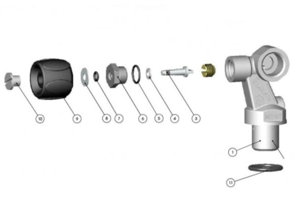 Kit révision robinet Aqualung Z (qté: 1) et TAG (qté: 2)