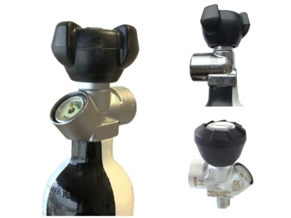 Robinet EURO 2000 pour bouteille ARI 300b avec manomètre – Image 3