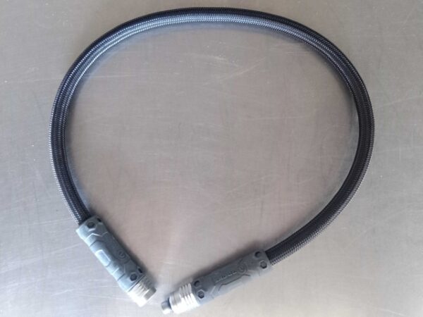 Flexible détenteur APEKS nylon noir 75cm pivotant aux deux extrémités