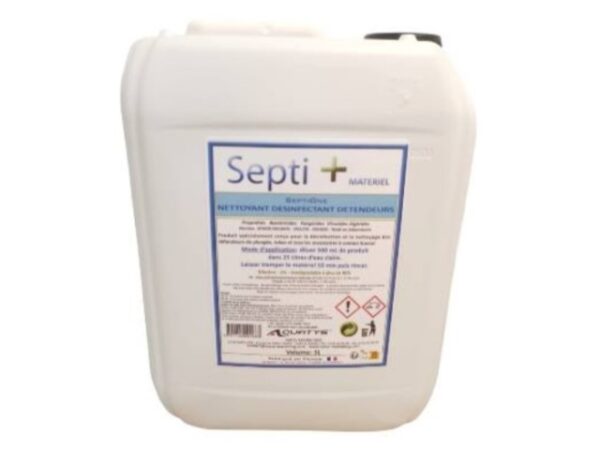Désinfectant concentré Septi+ pour détendeurs et tubas bidon 5l