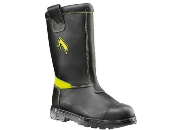 Bottes pompier en cuir FIREMAN YELLOW de la taille 36 au 50 – Image 3