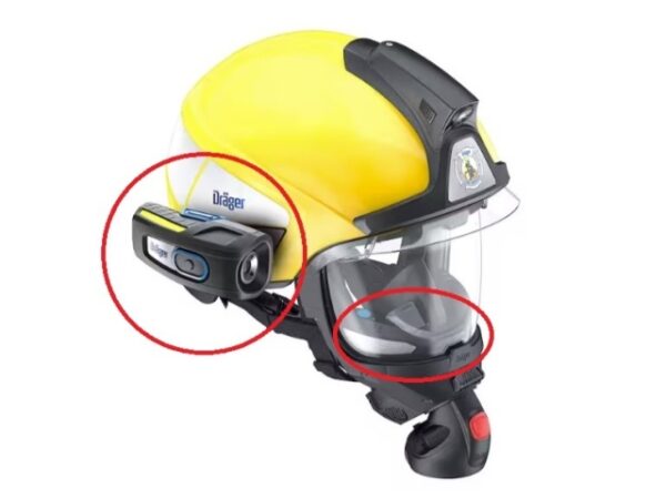 Caméra thermique UCF FireCore pour masque Draeger FPS7000