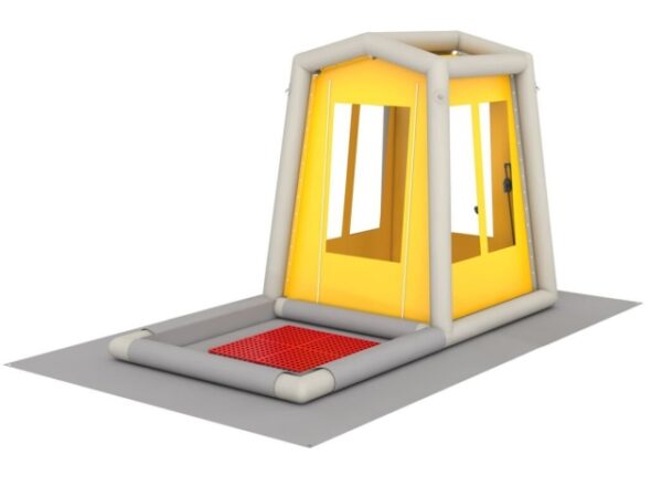 Douche de décontamination ARZ 2m x 2m avec pédiluve