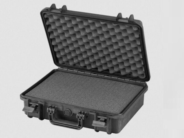 Valise étanche MAX - Dim. intérieures : 380 x 270 x 115 mm - Noire avec mousse