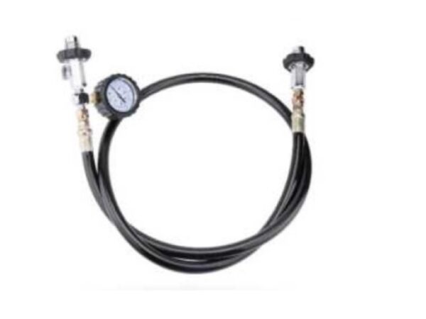 Lyre de transfert AIR 300 bar DIN avec manomètre long : 1.5 m
