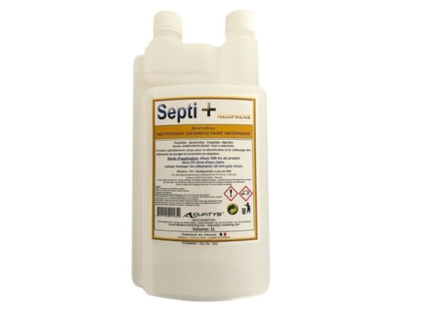 Désinfectant concentré Septi+ pour combinaison néoprene 1l avec doseur