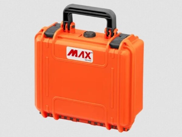 Valise étanche MAX - Dim. intérieures : 235 x 180 x 106 mm - Orange avec mousse